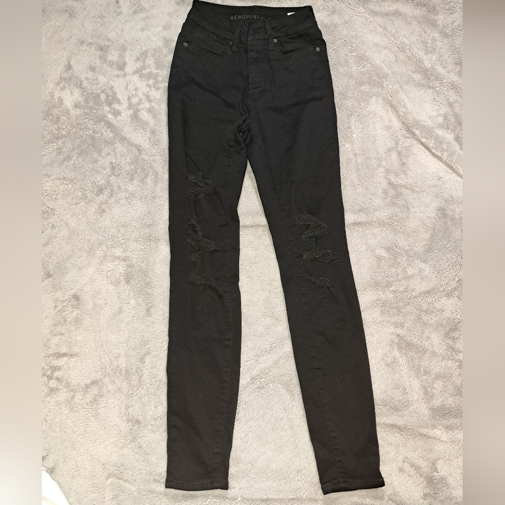 0 Aeropostale High Rise Curvy Jegging CS